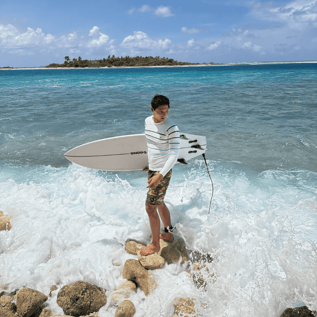 LYCRA MANCHE LONGUE LINES BLANC