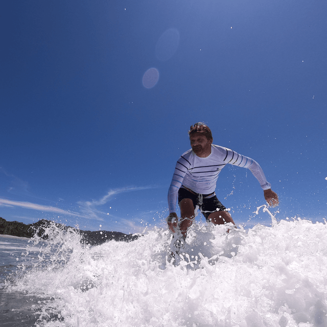 LYCRA MANCHE LONGUE LINES BLANC - Saint Jacques Wetsuits