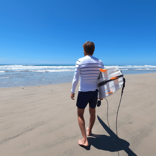 LYCRA MANCHE LONGUE LINES BLANC - Saint Jacques Wetsuits