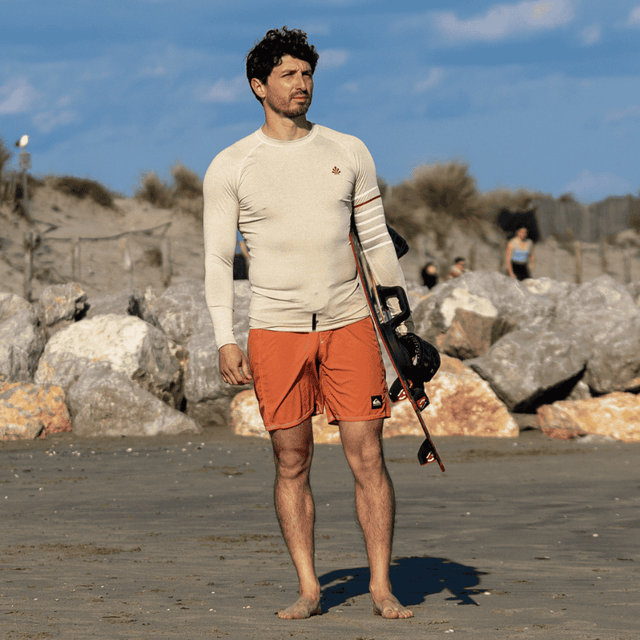 LYCRA MANCHE LONGUE MARIN
