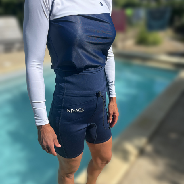 SHORT DE NEOPRENO DE CINTURA ALTA