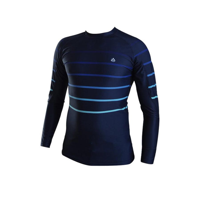 LYCRA MANCHE LONGUE LINES BLEU - Saint Jacques Wetsuits