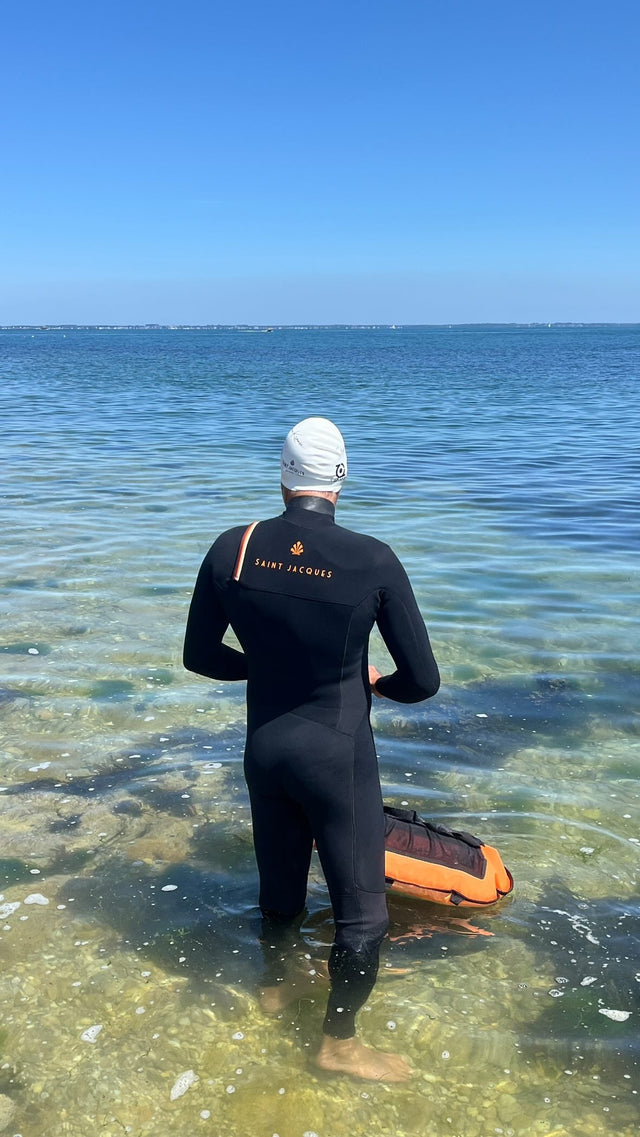 L'intégrale 3/2 testée par Stéphane Krause - Saint Jacques Wetsuits