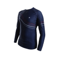 LYCRA MANCHE LONGUE WAVES BLEU/ROUGE - Saint Jacques Wetsuits