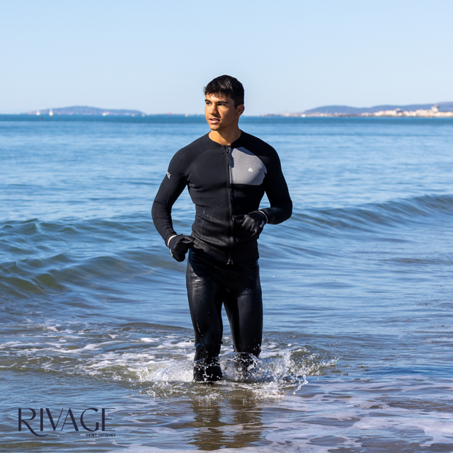 Ensemble Neoprene pour Marche Aquatique Longe Cote Veste Pantalon Saint Jacques Wetsuits