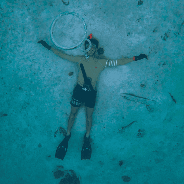LYCRA MANCHE LONGUE MARIN