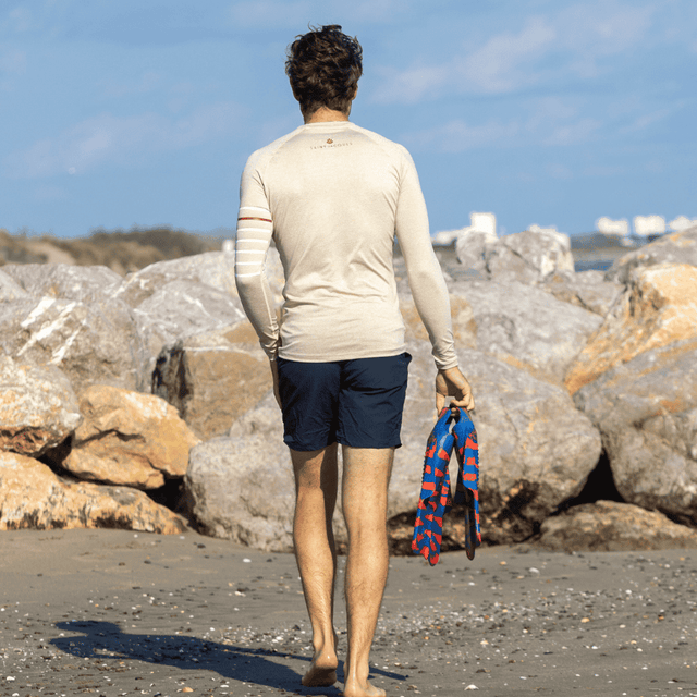 LYCRA MANCHE LONGUE MARIN
