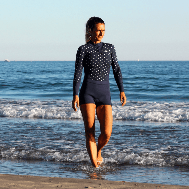 SHORTY DOUBLE ZIP RIVAGE FEMME 4/3 - Saint Jacques Wetsuits